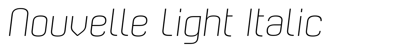 Nouvelle Light Italic